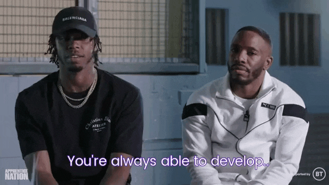 Krept & Konan speaking on development goals with Apprentice Nation
